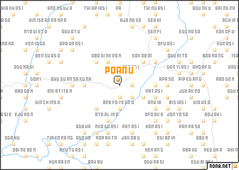 map of Poanu