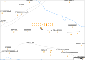 map of Poarch Store