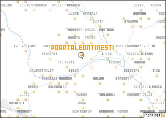 map of Poarta-Leontineşti