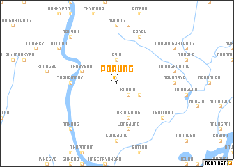 map of Po Aung