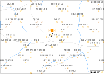 map of Poa