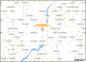 map of Pobabli