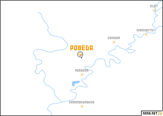 map of Pobeda