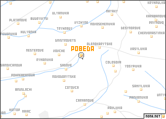 map of Pobeda