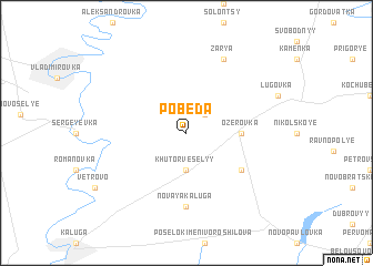 map of Pobeda