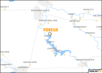 map of Pobeda