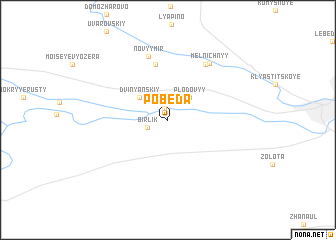 map of Pobeda