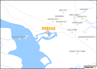 map of Pobeda