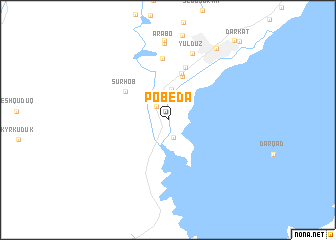 map of Pobeda
