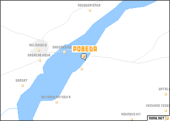 map of Pobeda