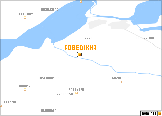 map of Pobedikha