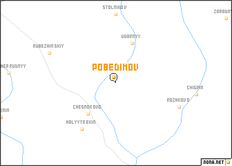 map of Pobedimov