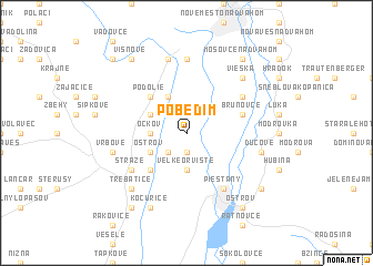 map of Pobedim