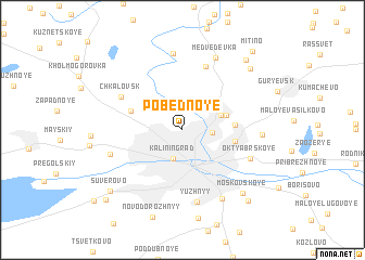 map of Pobednoye