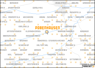 map of Pobenhausen