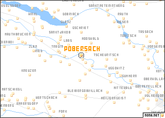 map of Pobersach