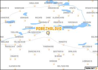 map of Pobezhalovo