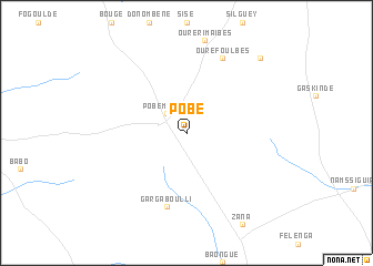 map of Pobé