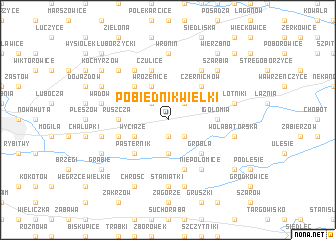 map of Pobiednik Wielki