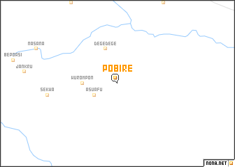 map of Pobire