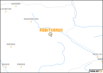 map of Pobit Kamŭk