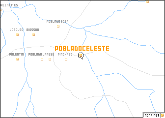 map of Poblado Celeste