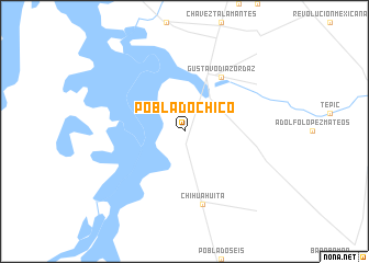 map of Poblado Chico