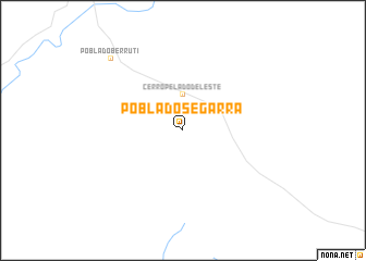 map of Poblado Segarra