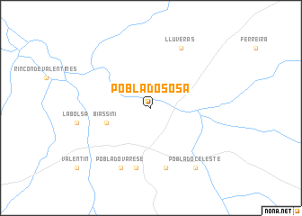 map of Poblado Sosa