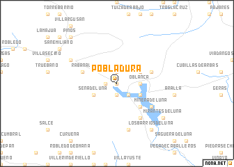 map of Pobladura