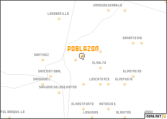 map of Poblazón