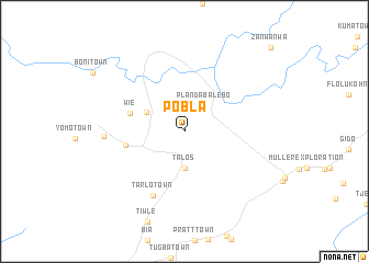 map of Pobla