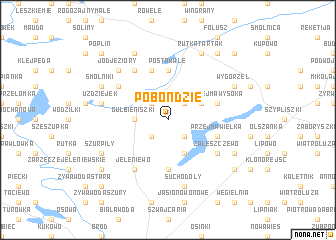 map of Pobondzie