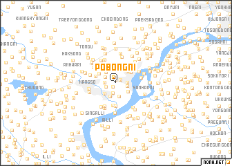 map of Pobong-ni