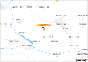 map of Poborka
