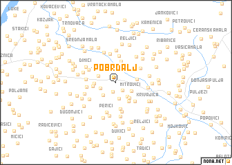 map of Pobrdalj