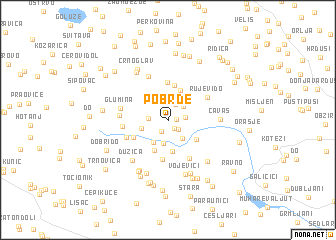 map of Pobrđe