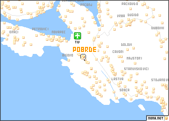 map of Pobrđe