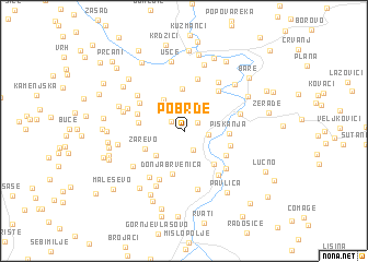 map of Pobrđe