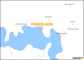 map of Pobrealegre
