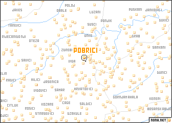 map of Pobrići