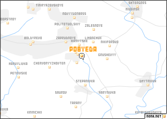 map of Pobyeda