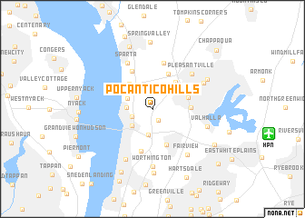 map of Pocantico Hills