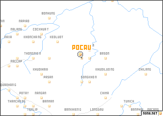 map of Po Cáu