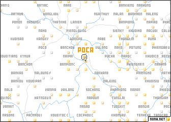 map of Po Ca