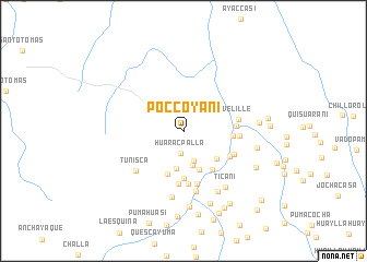 map of Poccoyani