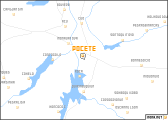 map of Pocête