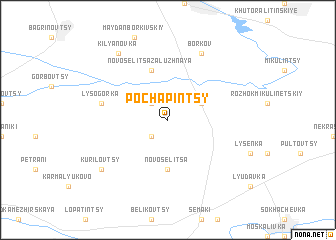 map of Pochapintsy