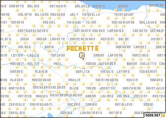map of Pochette