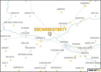 map of Pochinok Staryy